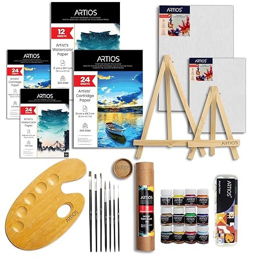 ARTIOS Painting Kit for Artists - 108 Pcs