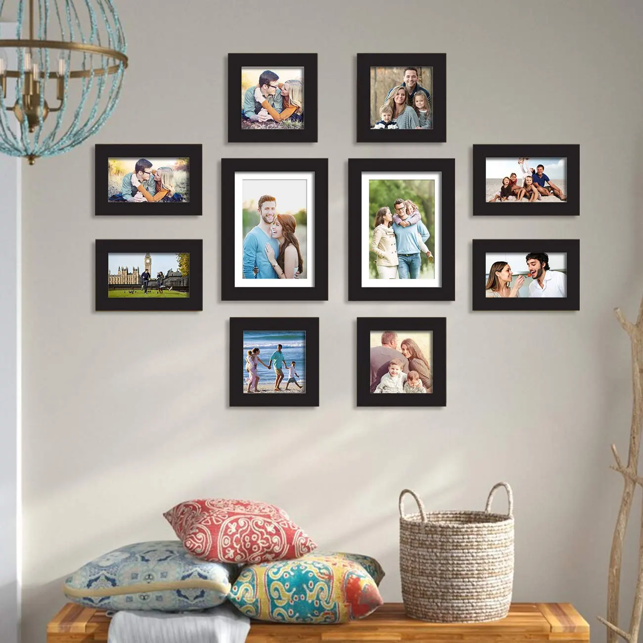 Photo Frame Black - 1/2 "